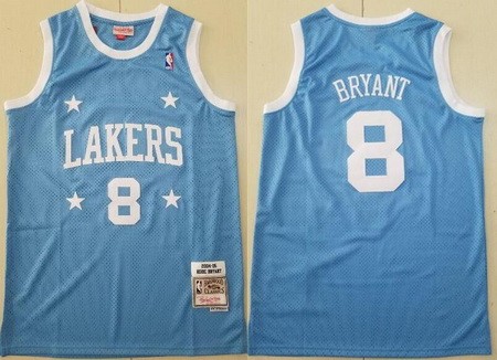 Los Angeles Lakers #8 Kobe Bryant Sky Blue 2004 Throwback Swingman Jersey