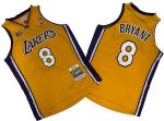 Los Angeles Lakers #8 Kobe Bryant Yellow 2000 Finals Swingman Jersey