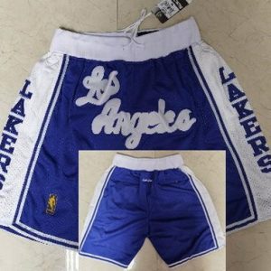 Los Angeles Lakers Blue Just Don Shorts