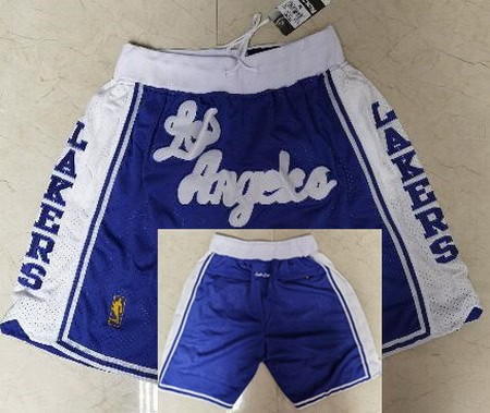 Los Angeles Lakers Blue Just Don Shorts