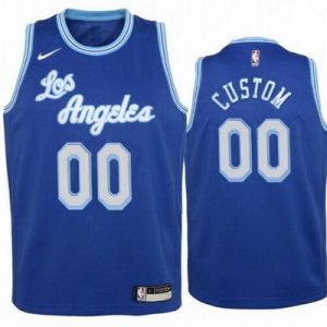 Los Angeles Lakers Customized Blue Classic Stitched Swingman Jersey