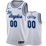 Los Angeles Lakers Customized White Classic Stitched Swingman Jersey