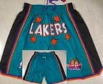 Los Angeles Lakers Green 1995 All Star Just Don Shorts