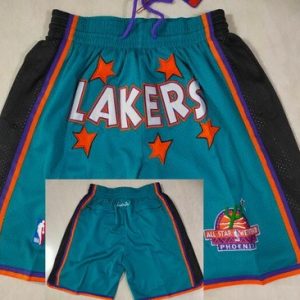 Los Angeles Lakers Green 1995 All Star Just Don Shorts
