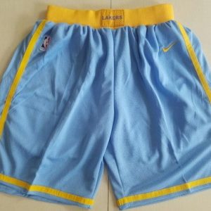 Los Angeles Lakers Light Blue Swingman Shorts