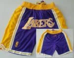 Los Angeles Lakers Purple 1996 Just Don Swingman Shorts