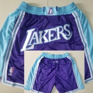 Los Angeles Lakers Purple City Just Don Shorts