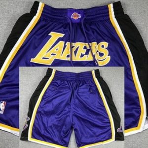 Los Angeles Lakers Purple Statement Just Don Shorts