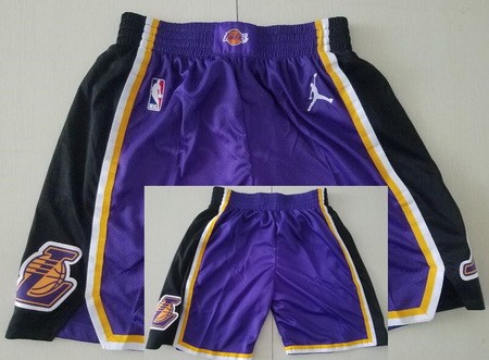 Los Angeles Lakers Purple Statement Swingman Shorts