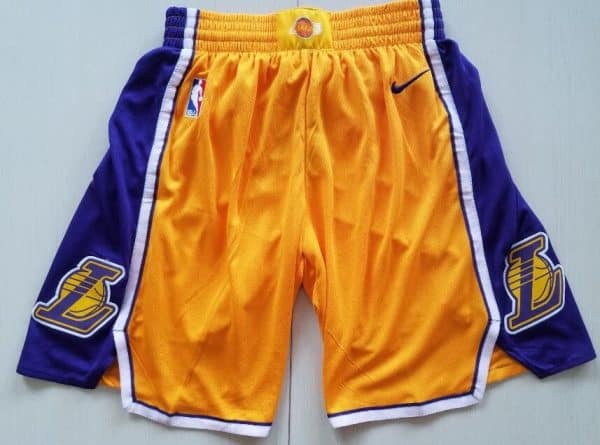 Los Angeles Lakers Yellow Swingman Shorts