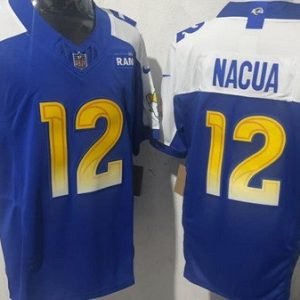Los Angeles Rams #12 Puka Nacua Limited Royal Thanksgiving Fashion FUSE Vapor Jersey