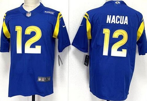 Los Angeles Rams #12 Puka Nacua Limited Royal Vapor Jersey