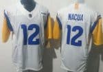 Los Angeles Rams #12 Puka Nacua Limited White FUSE Vapor Jersey