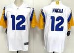 Los Angeles Rams #12 Puka Nacua Limited White Vapor Jersey