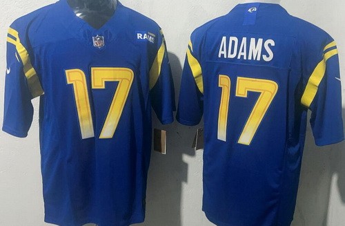 Los Angeles Rams #17 Davante Adams Limited Royal FUSE Vapor Jersey
