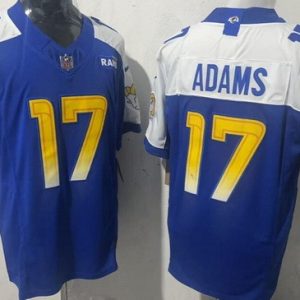 Los Angeles Rams #17 Davante Adams Limited Royal Thanksgiving Fashion FUSE Vapor Jersey