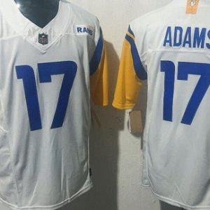 Los Angeles Rams #17 Davante Adams Limited White FUSE Vapor Jersey