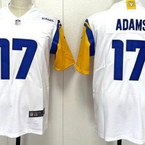 Los Angeles Rams #17 Davante Adams Limited White Vapor Jersey