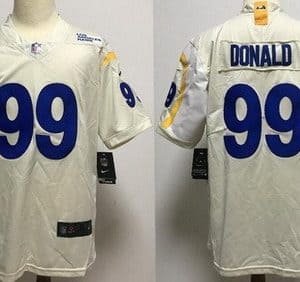 Los Angeles Rams #99 Aaron Donald Limited Bone 2020 Vapor Untouchable Jersey