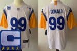 Los Angeles Rams #99 Aaron Donald Limited White C Patch Alternate Vapor Jersey