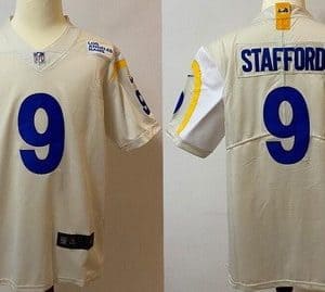 Los Angeles Rams #9 Matthew Stafford Limited Bone Vapor Untouchable Jersey
