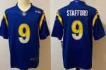 Los Angeles Rams #9 Matthew Stafford Limited Royal Vapor Untouchable Jersey