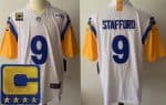 Los Angeles Rams #9 Matthew Stafford Limited White C Patch Alternate Vapor Jersey
