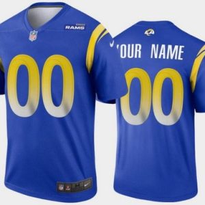 Los Angeles Rams Customized Limited Blue 2020 Vapor Untouchable Jersey