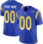 Los Angeles Rams Customized Limited Blue FUSE Vapor Jersey