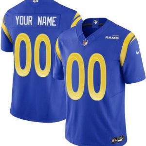 Los Angeles Rams Customized Limited Blue FUSE Vapor Jersey