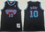 Memphis Grizzlies #10 Mike Bibby Black 1998 Throwback Swingman Jersey