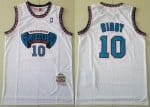 Memphis Grizzlies #10 Mike Bibby White 1998 Throwback Swingman Jersey