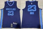 Memphis Grizzlies #23 Derrick Rose Navy Icon Swingman Jersey