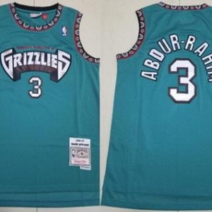 Memphis Grizzlies #3 Shareef Abdur Rahim Green 1996 Throwback Swingman Jersey