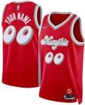 Memphis Grizzlies Custom Red 2024 City Heat Press Jersey
