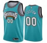 Memphis Grizzlies Customized Aqua Classic Stitched Swingman Jersey