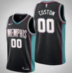 Memphis Grizzlies Customized Black Classic Stitched Swingman Jersey