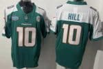 Miami Dolphins #10 Tyreek Hill Limited Aqua Thanksgiving FUSE Vapor Jersey