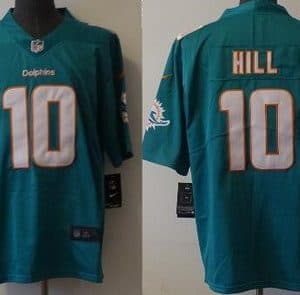 Miami Dolphins #10 Tyreek Hill Limited Aqua Vapor Jersey