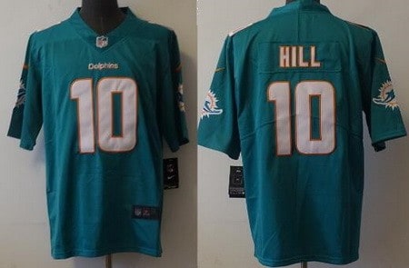 Miami Dolphins #10 Tyreek Hill Limited Aqua Vapor Jersey