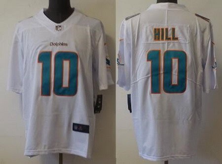 Miami Dolphins #10 Tyreek Hill Limited White Vapor Jersey