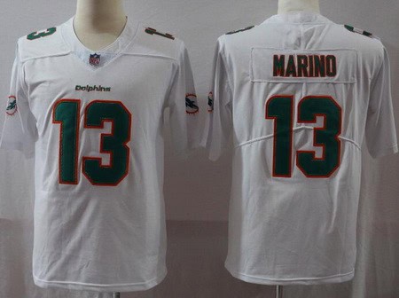 Miami Dolphins #13 Dan Marino Limited White Vapor Untouchable Jersey
