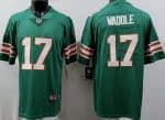 Miami Dolphins #17 Jaylen Waddle Limited Aqua Alternate Vapor Jersey