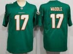 Miami Dolphins #17 Jaylen Waddle Limited Aqua Vapor Jersey