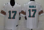 Miami Dolphins #17 Jaylen Waddle Limited White Alternate Vapor Jersey