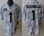 Miami Dolphins #1 Tua Tagovailoa Limited Arctic Camo 2024 Salute to Service Jersey