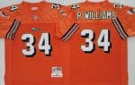 Miami Dolphins #34 Ricky Williams Orange 2002 Throwback Jersey