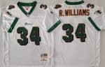 Miami Dolphins #34 Ricky Williams White 2002 Throwback Jersey