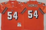 Miami Dolphins #54 Zach Thomas Orange 2004 Throwback Jersey