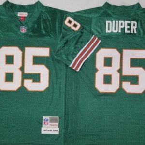 Miami Dolphins #85 Mark Duper Aqua 1984 Throwback Jersey